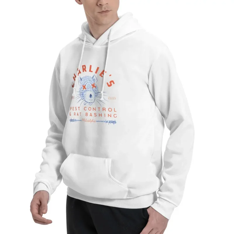 Charlie&apos;s Pest Control Pullover Hoodie fashion men korean autumn clothes hoodie streetwear