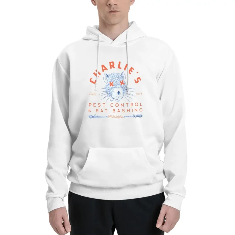 Charlie&apos;s Pest Control Pullover Hoodie fashion men korean autumn clothes hoodie streetwear
