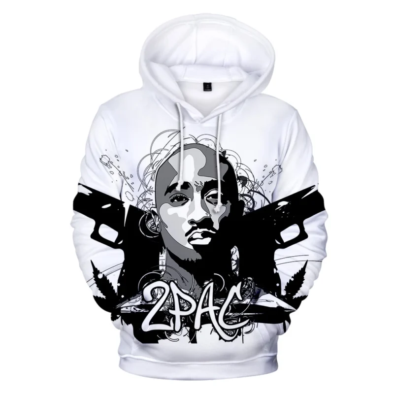 New 3D Print Causal Clothing 2PAC Fashion Men Women Hoodies Plus Size S-7XL Harajuku Man Hoodies