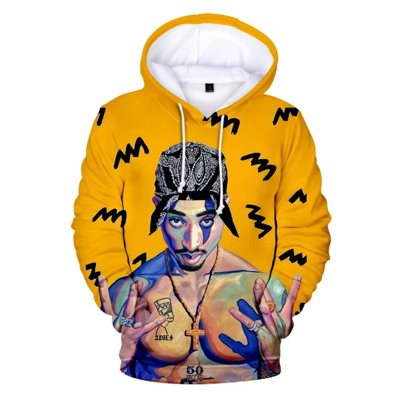 New 3D Print Causal Clothing 2PAC Fashion Men Women Hoodies Plus Size S-7XL Harajuku Man Hoodies